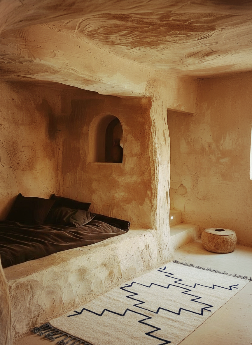 Nomad Beige Kilim Rug