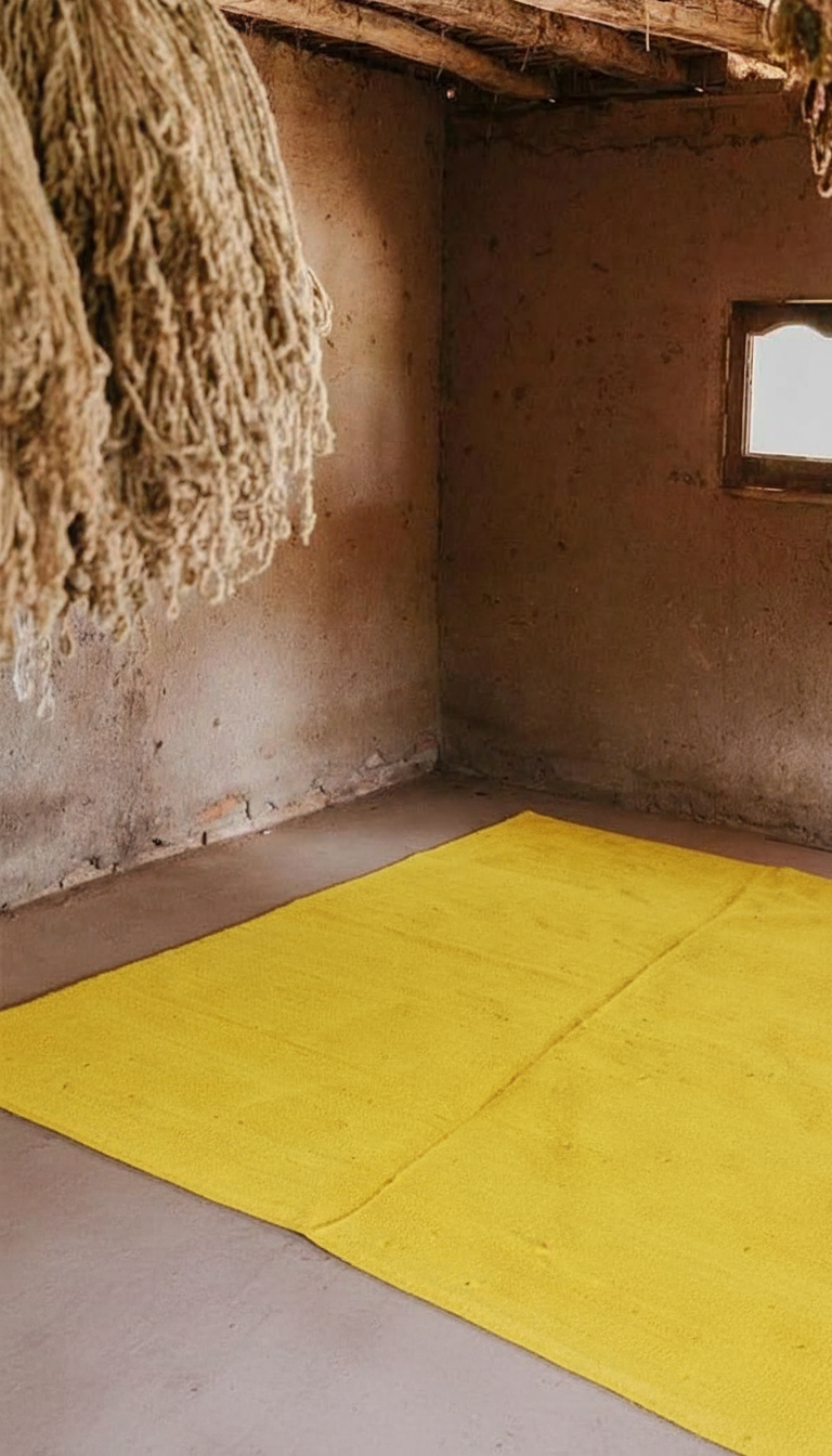 Yellow Flat Kilim